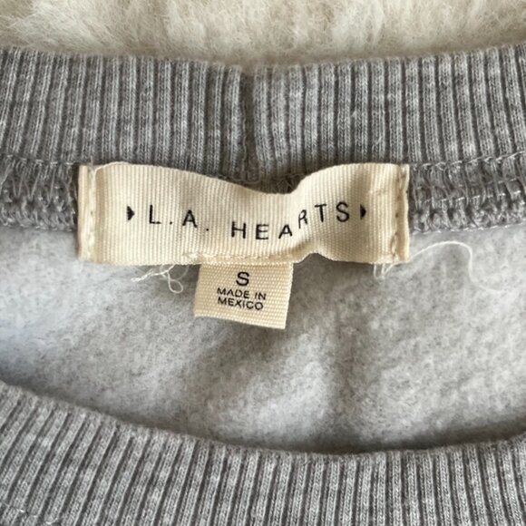 "Boy Bye" Gray Cropped Crewneck - Picture 3 of 4